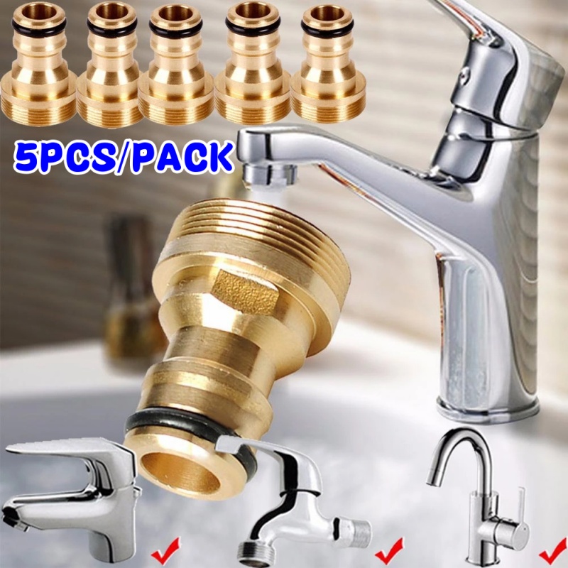 Trowel Garden Tools - 1/ 5PCS Universal Brass Tap Kitchen