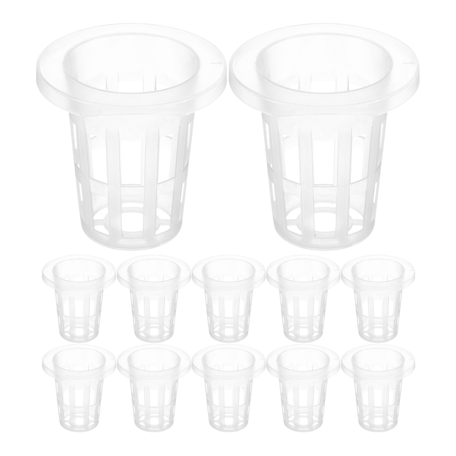 Plant Pot - 50Pcs Hydroponic Mesh Pot with Root