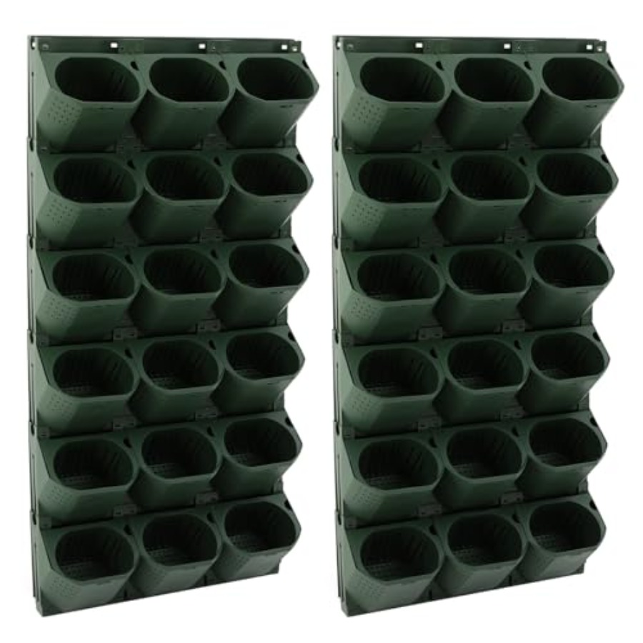 Self Watering Planter - 36-Slot Self-Watering Wall Planter For Indoor/Outdoor