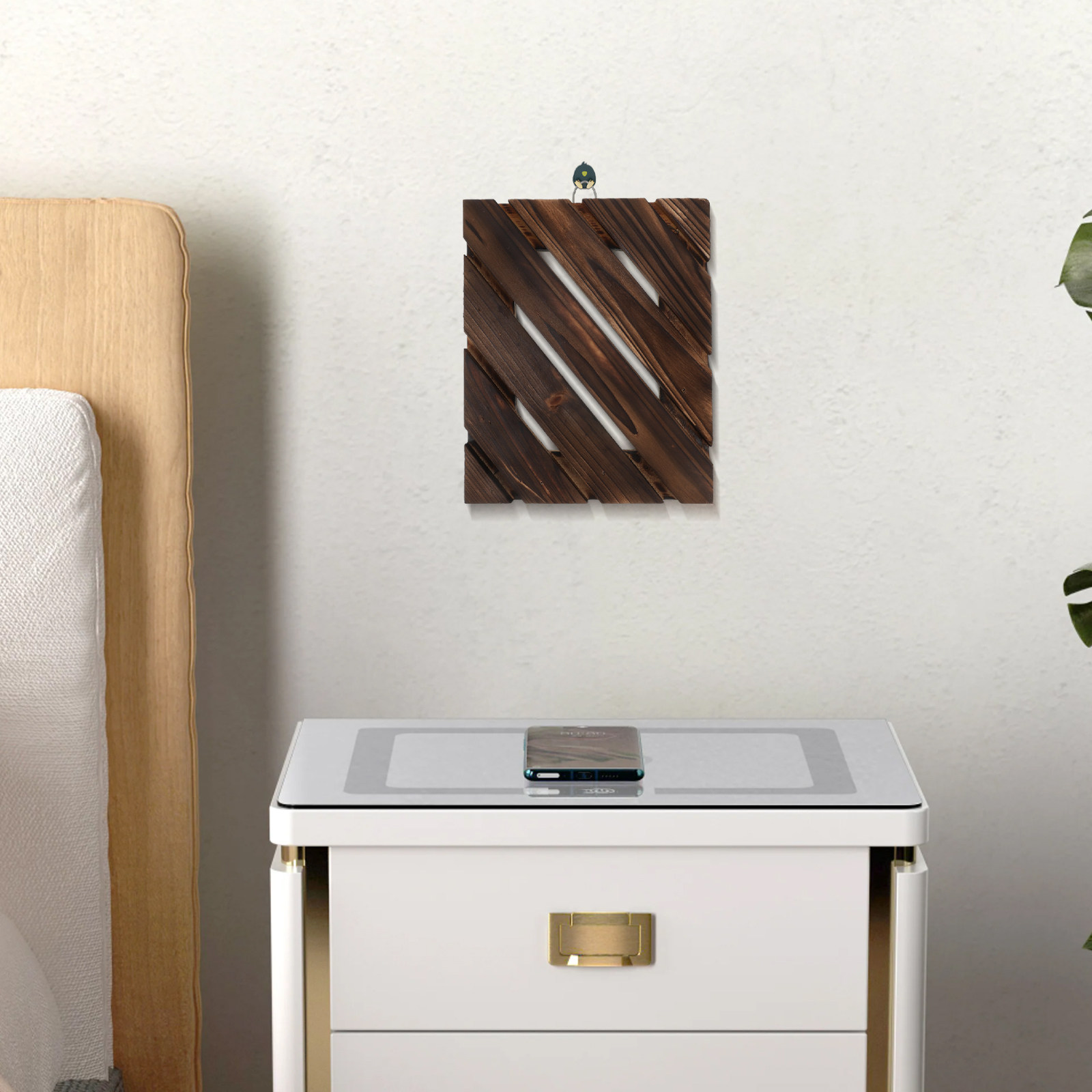 Vertical Planter - Indoor Outdoor Wooden Wall Planter for