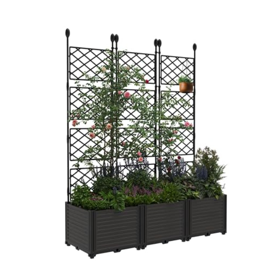 Raised Garden Bed - 3PCS Modular Raised Garden Bed Planter