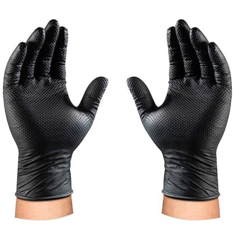 8Mil Heavy Duty Black Nitrile  - Garden Gloves review and price