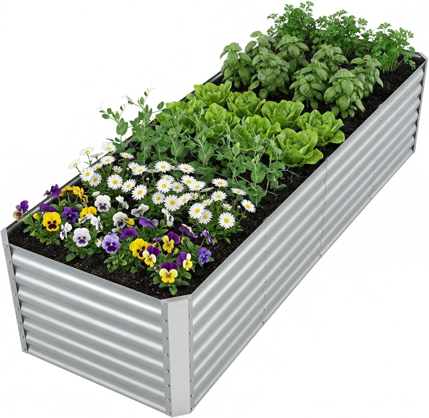 Outdoor Galvanized Raised Gard - Raised Garden Bed review and price