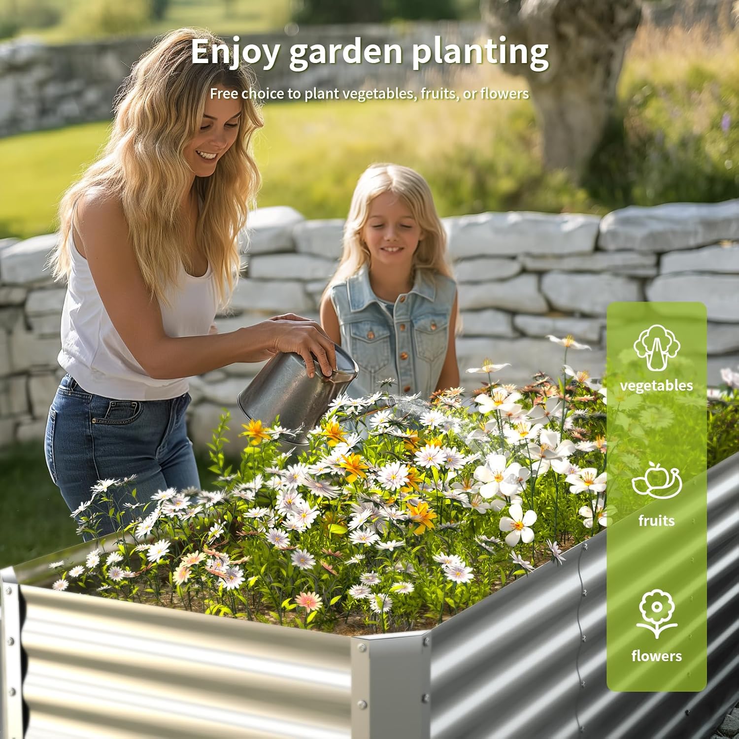 Outdoor Galvanized Raised Gard - Raised Garden Bed review and price