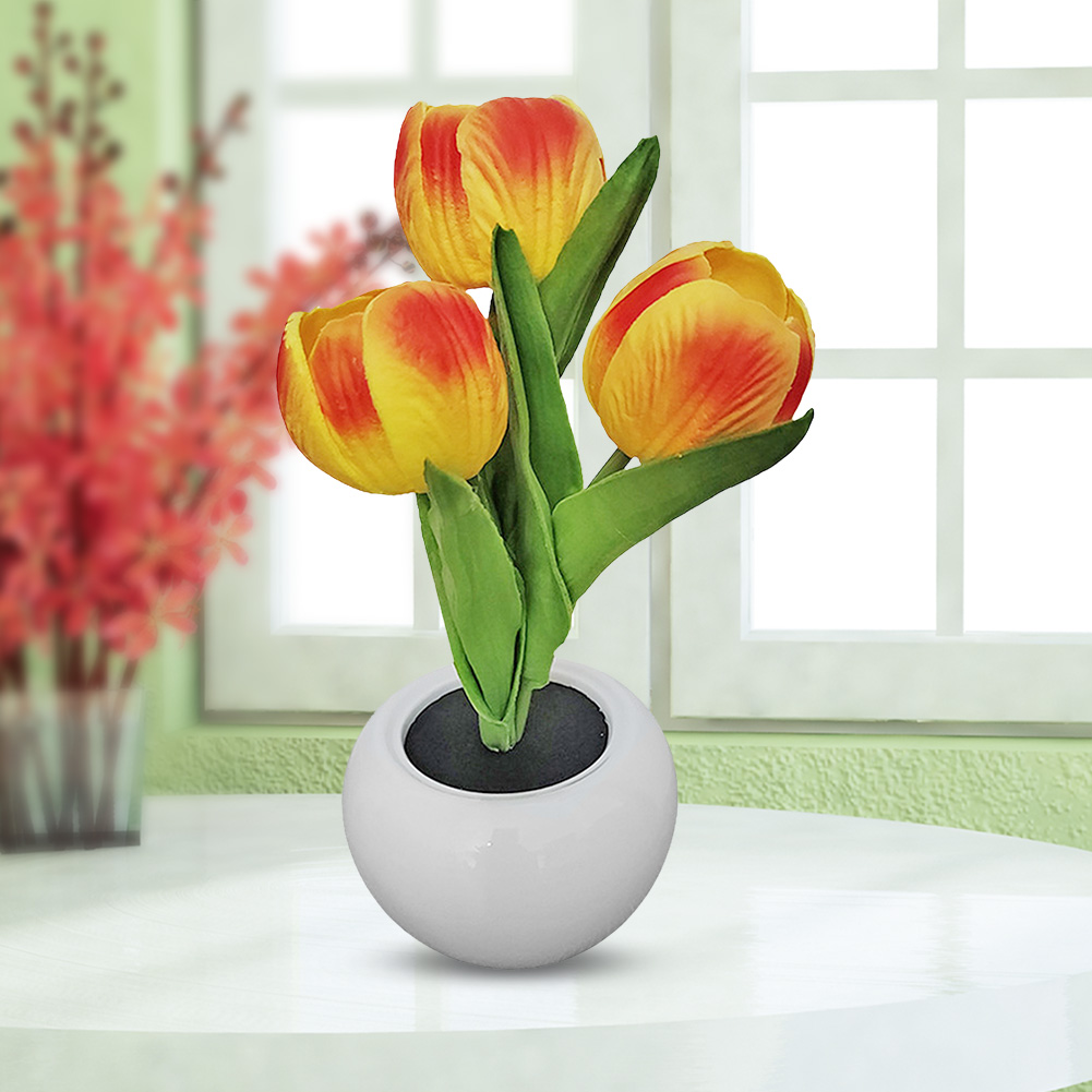 9x22cm Potted Plant Table Lamp - Plant Pot review and price