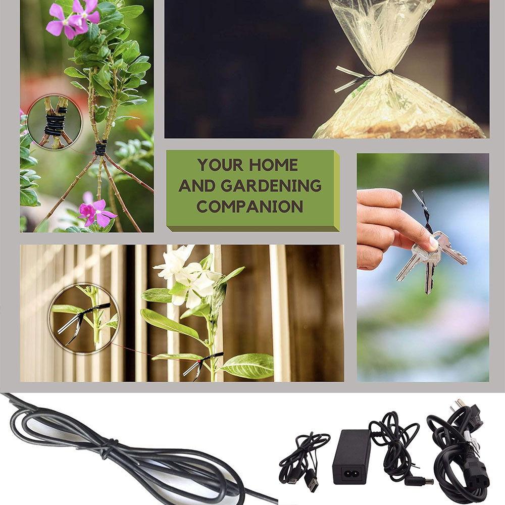 100Pcs BK WH Oblate Iron Wire  - Indoor Herb Garden review and price