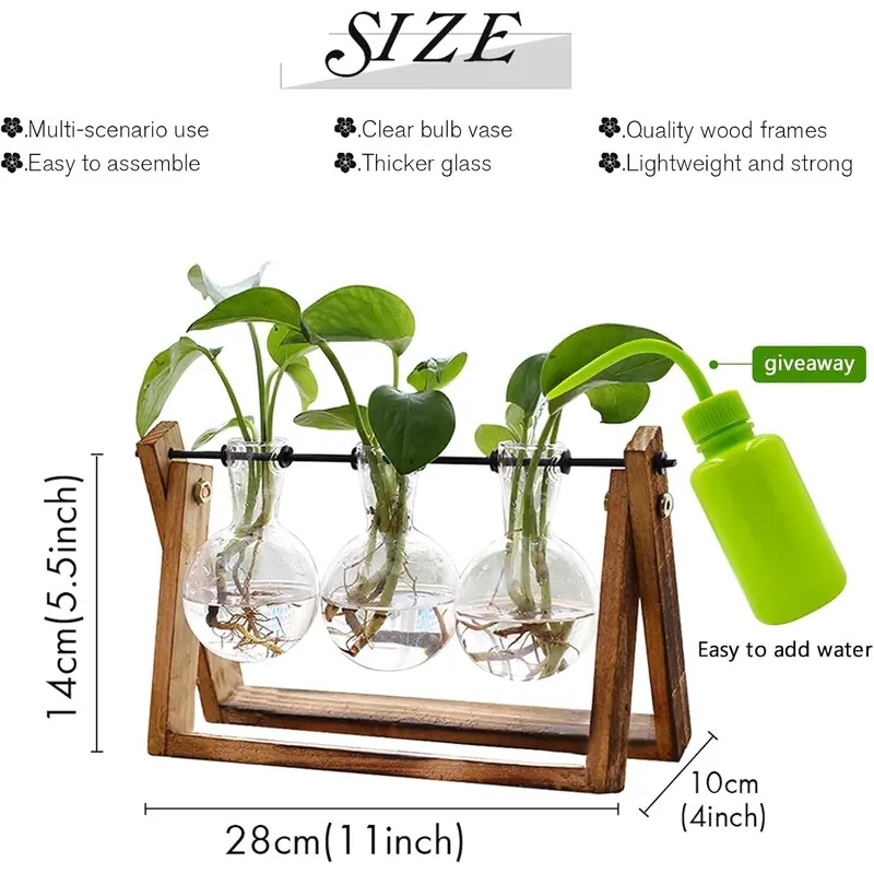 Wooden Stand Hydroponic Plant  - Hydroponic Kit review and price