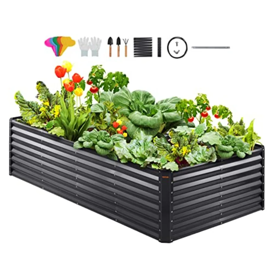 Outdoor metal raised garden be - Raised Garden Bed review and price