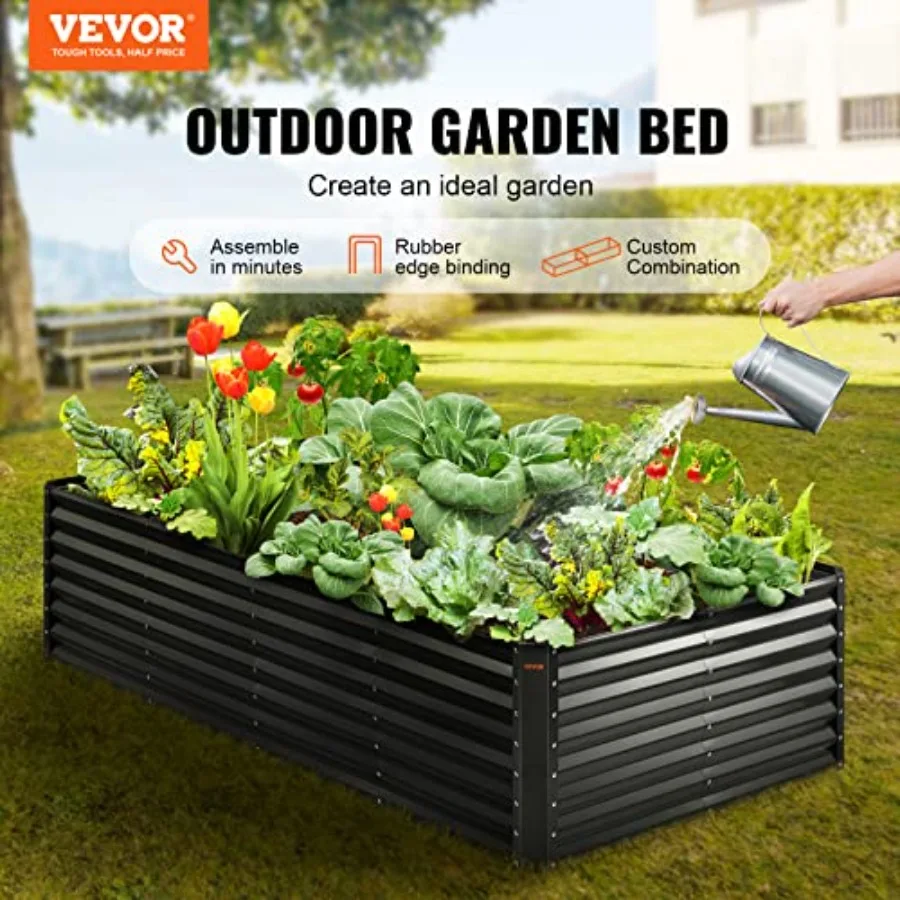 Outdoor metal raised garden be - Raised Garden Bed review and price