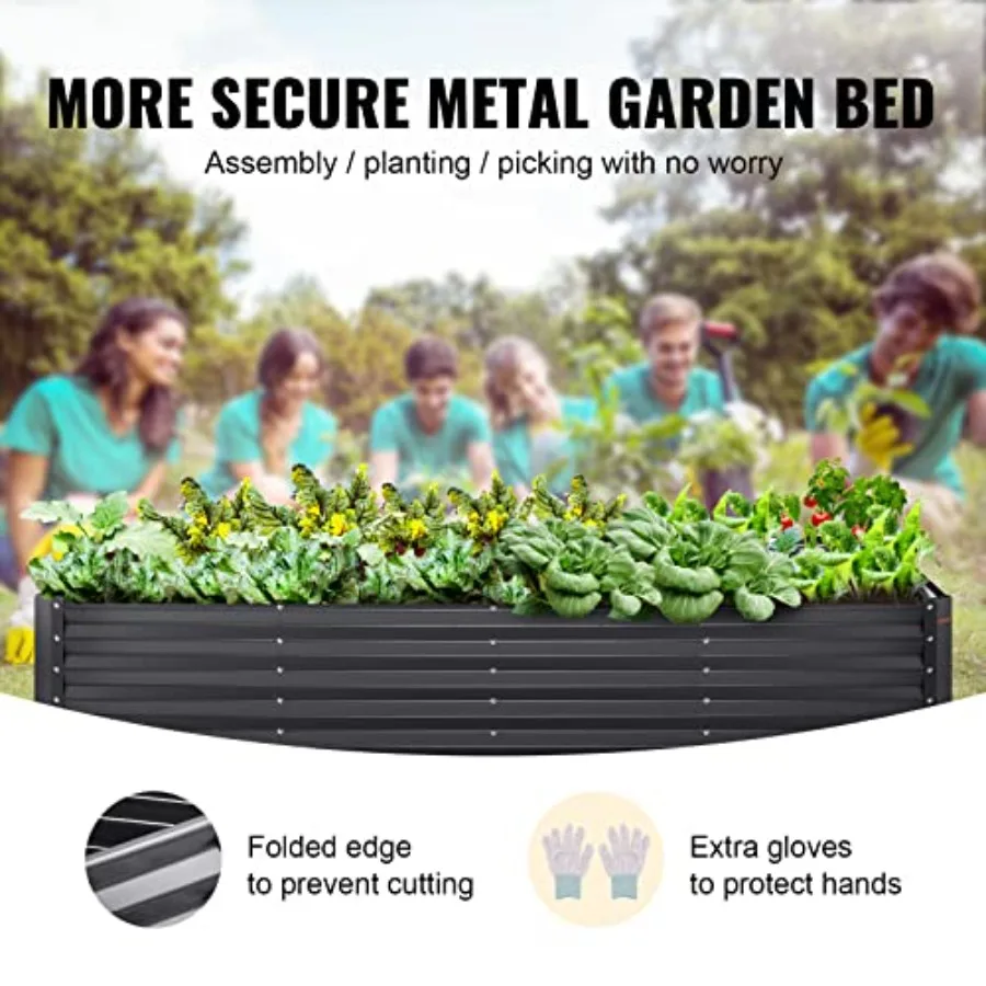 Outdoor metal raised garden be - Raised Garden Bed review and price