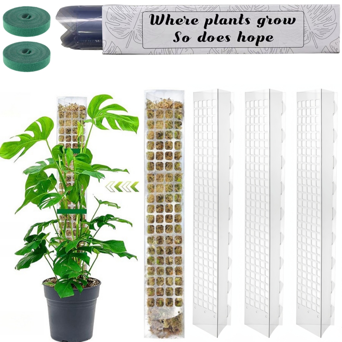 Moss Pole Plastic Plant Stand  - Indoor Herb Garden review and price