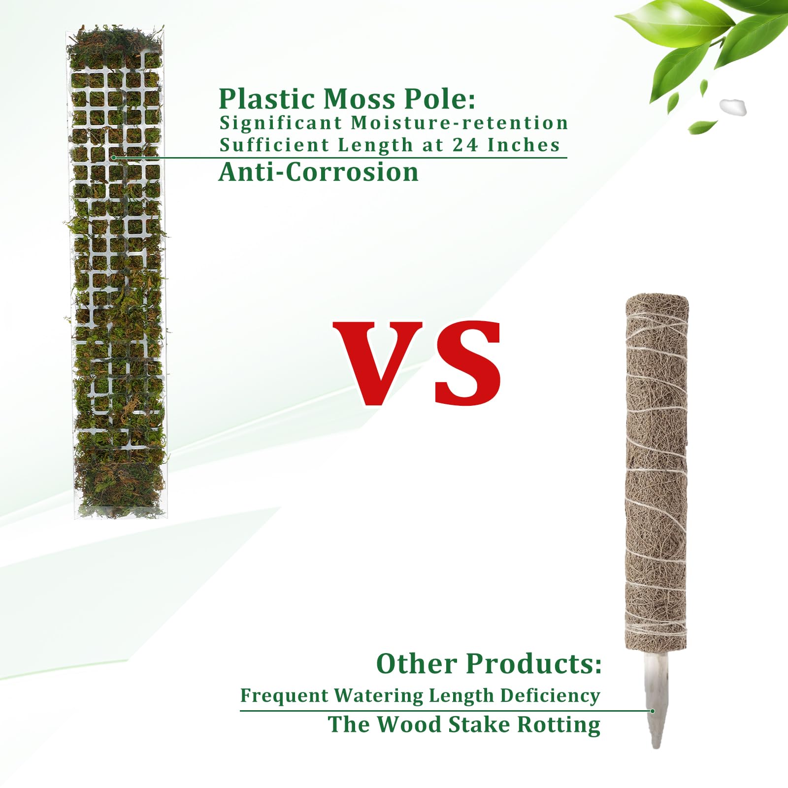 Moss Pole Plastic Plant Stand  - Indoor Herb Garden review and price