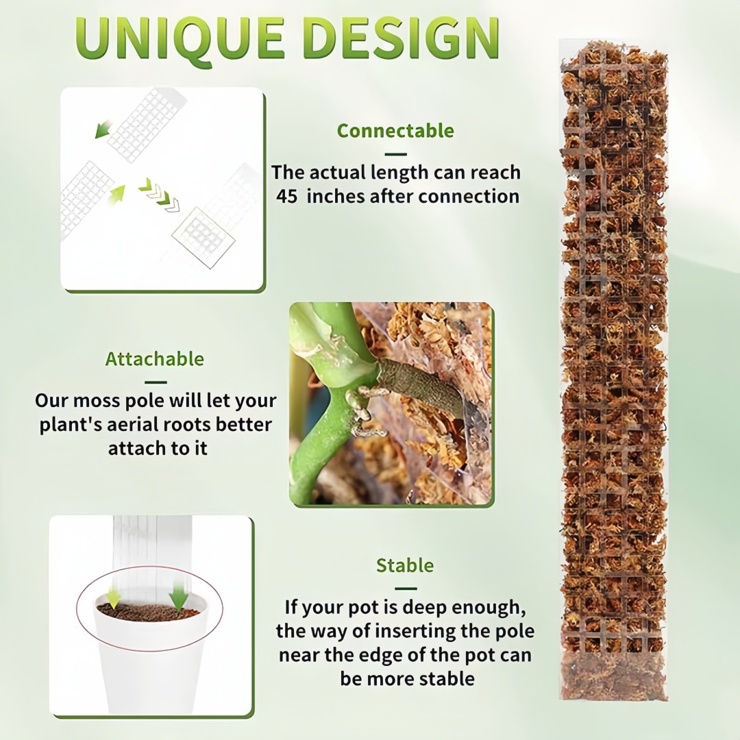 Moss Pole Plastic Plant Stand  - Indoor Herb Garden review and price