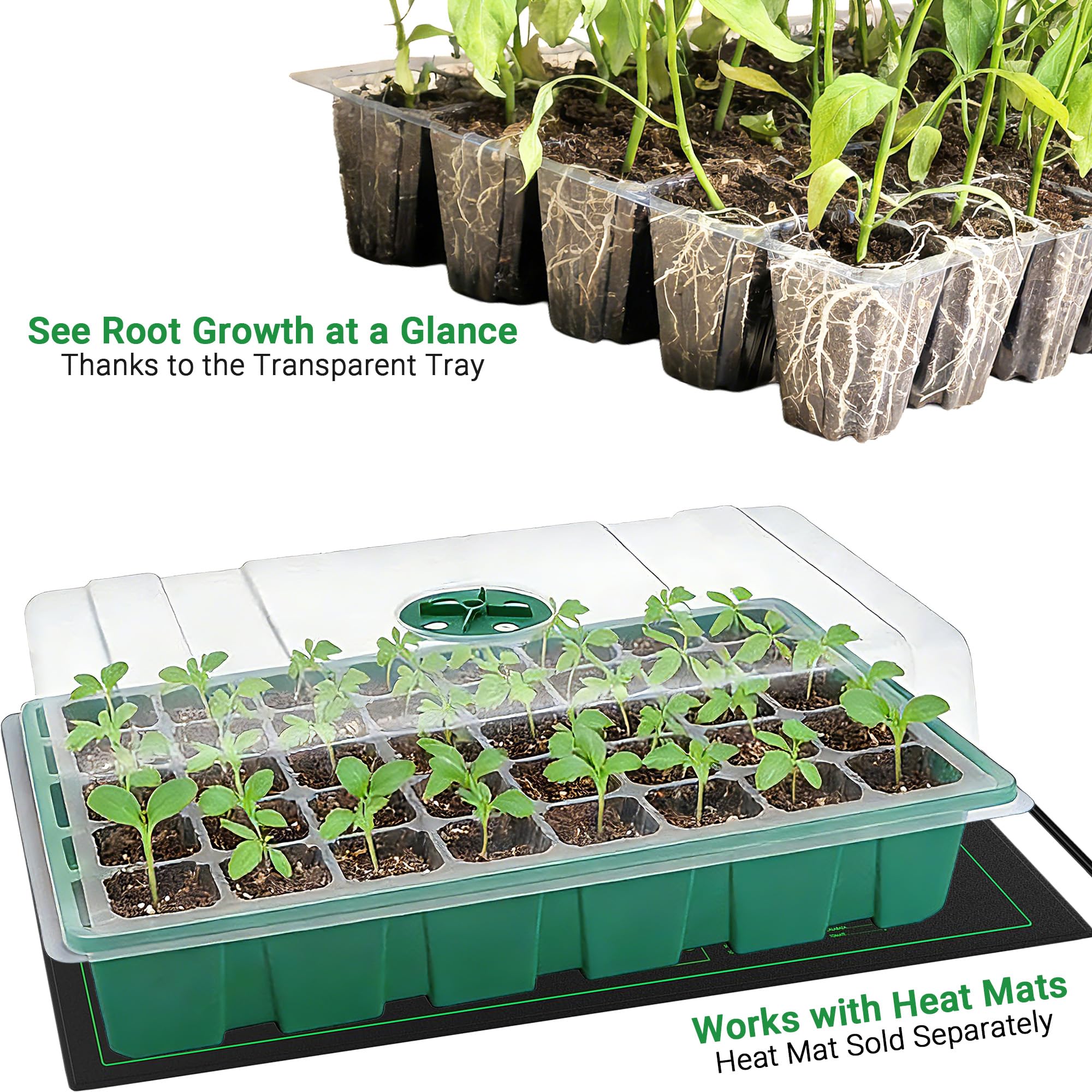 With Transparent Cover Greenho - Seed Starter Tray review and price