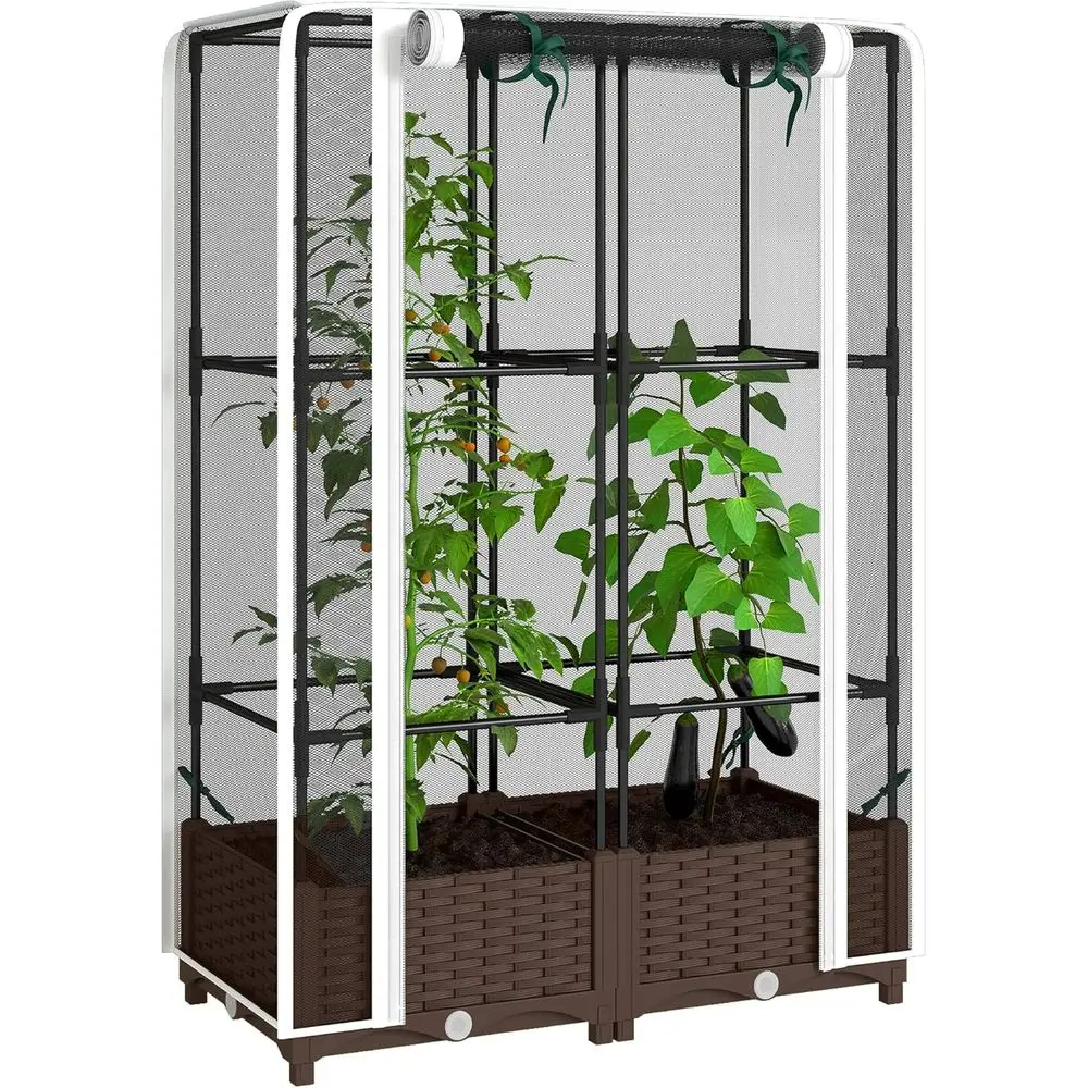 Elevated Garden Bed with Trell - Self Watering Planter review and price