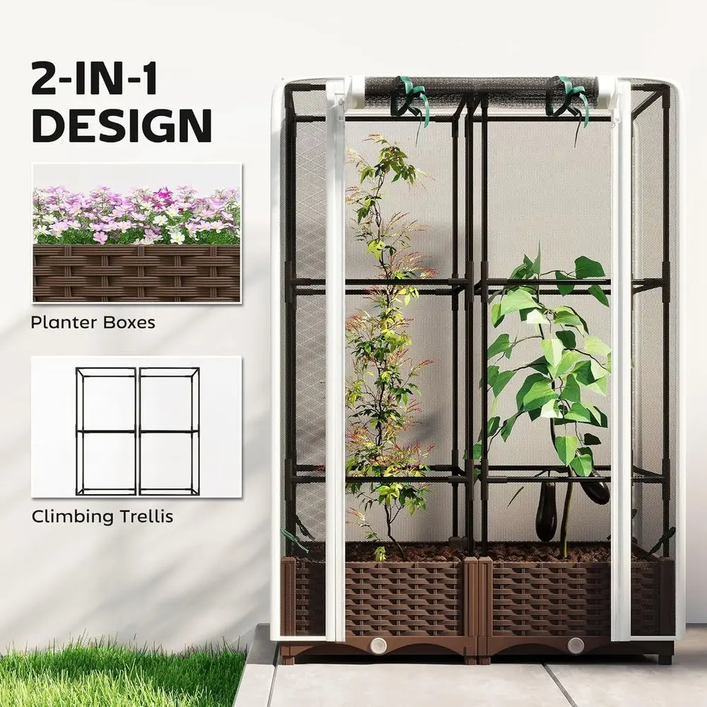 Elevated Garden Bed with Trell - Self Watering Planter review and price