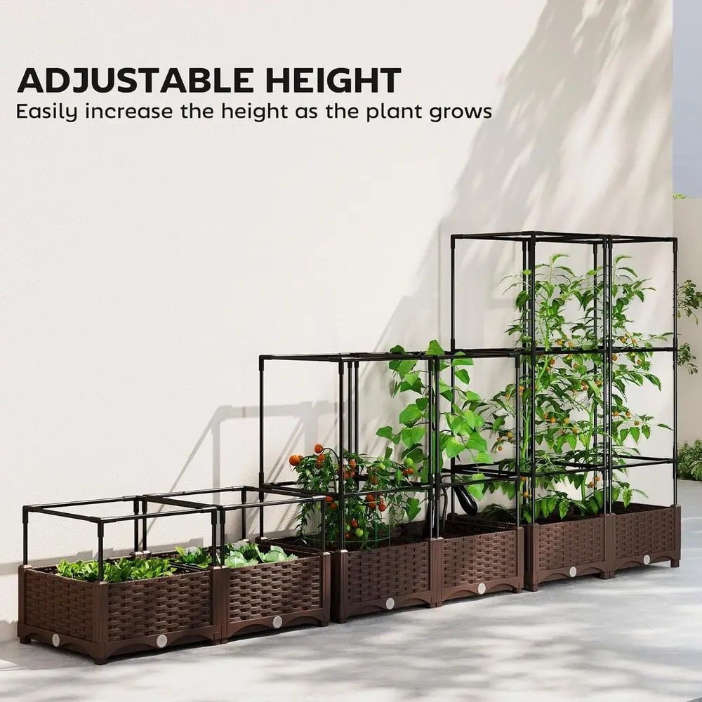 Elevated Garden Bed with Trell - Self Watering Planter review and price