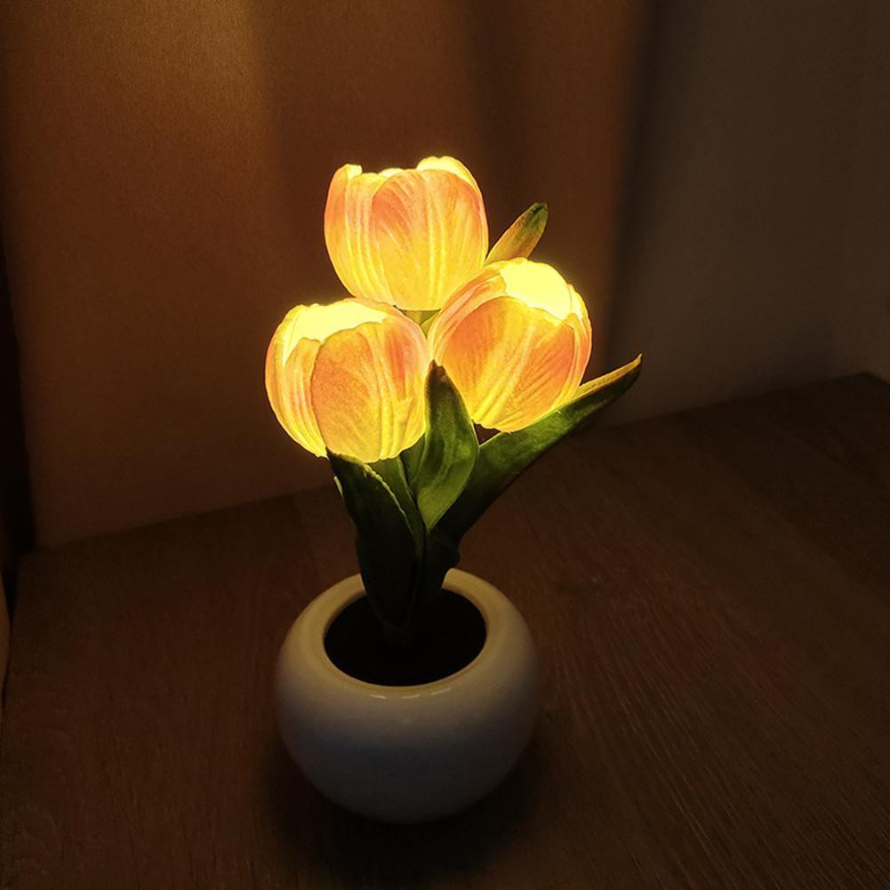 9x22cm Potted Plant Table Lamp - Plant Pot review and price