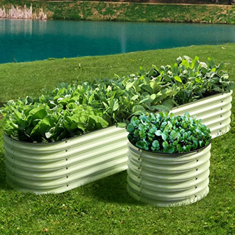 Outdoor modular galvanized ste - Raised Garden Bed review and price