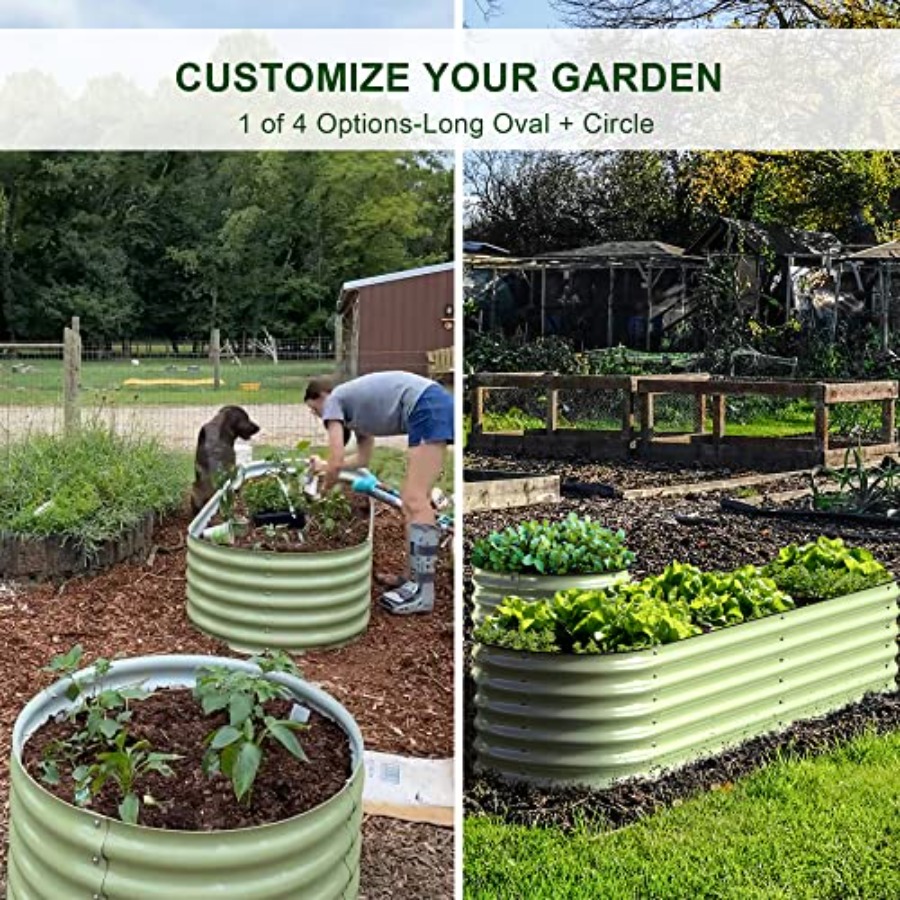 Outdoor modular galvanized ste - Raised Garden Bed review and price