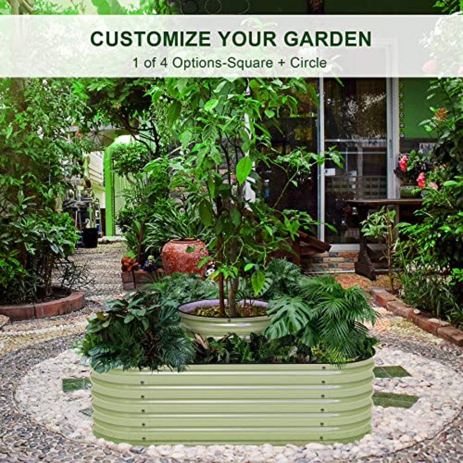 Outdoor modular galvanized ste - Raised Garden Bed review and price