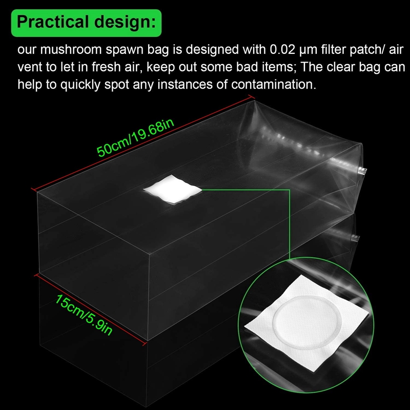100Pcs Mushroom Growing Bag Mu - Grow Bag review and price