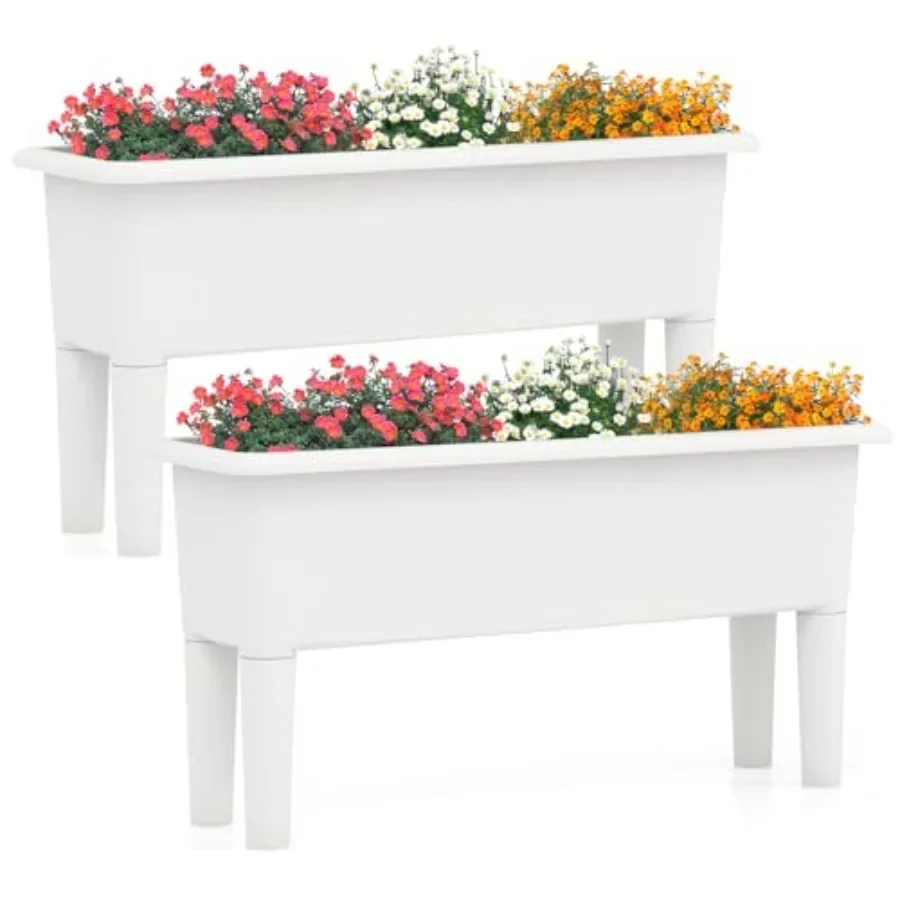 Raised Garden Beds Outdoor Set - Self Watering Planter review and price