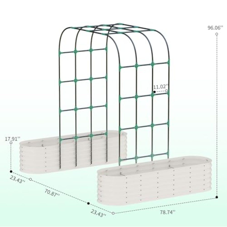 Galvanized Raised Garden Bed w - Raised Garden Bed review and price