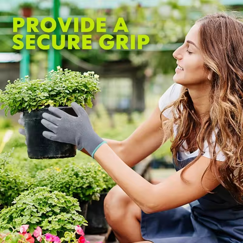 20PCS Safety Work Gloves PU Pa - Garden Gloves review and price