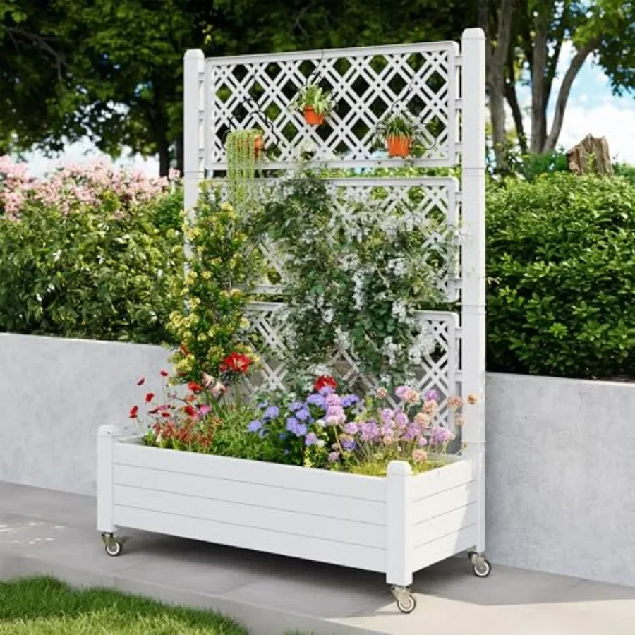 Trellis Raised Garden Bed, Sel - Self Watering Planter review and price