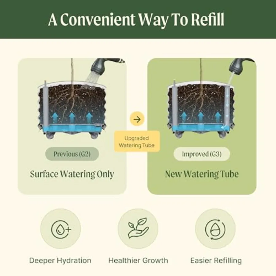 Rolling Citrus Tree Planter Ge - Self Watering Planter review and price