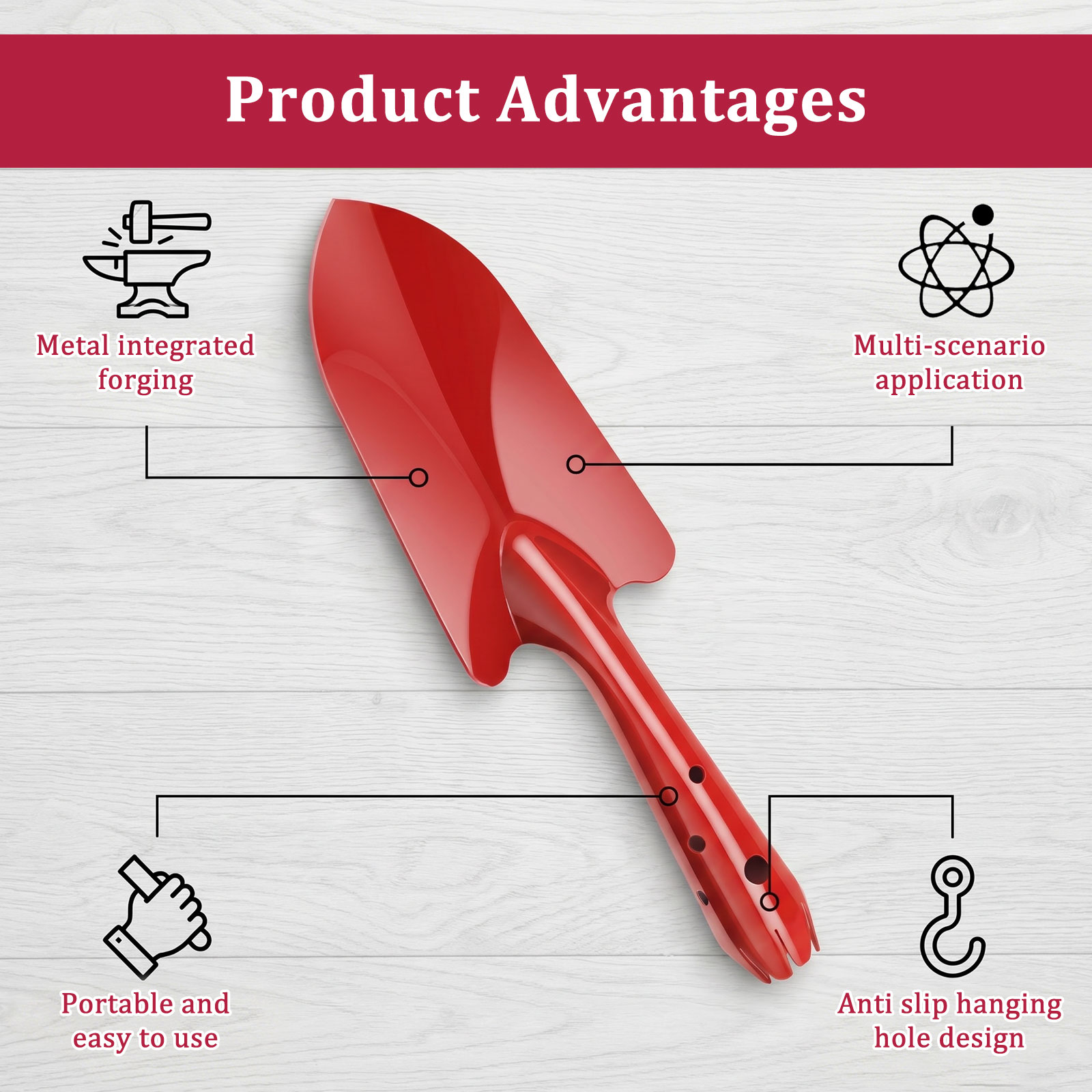 Garden Trowel Rust Resistant M - Trowel Garden Tools review and price