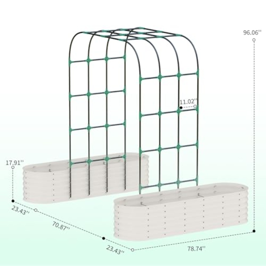 96 Tall Galvanized Raised Gard - Vertical Planter review and price