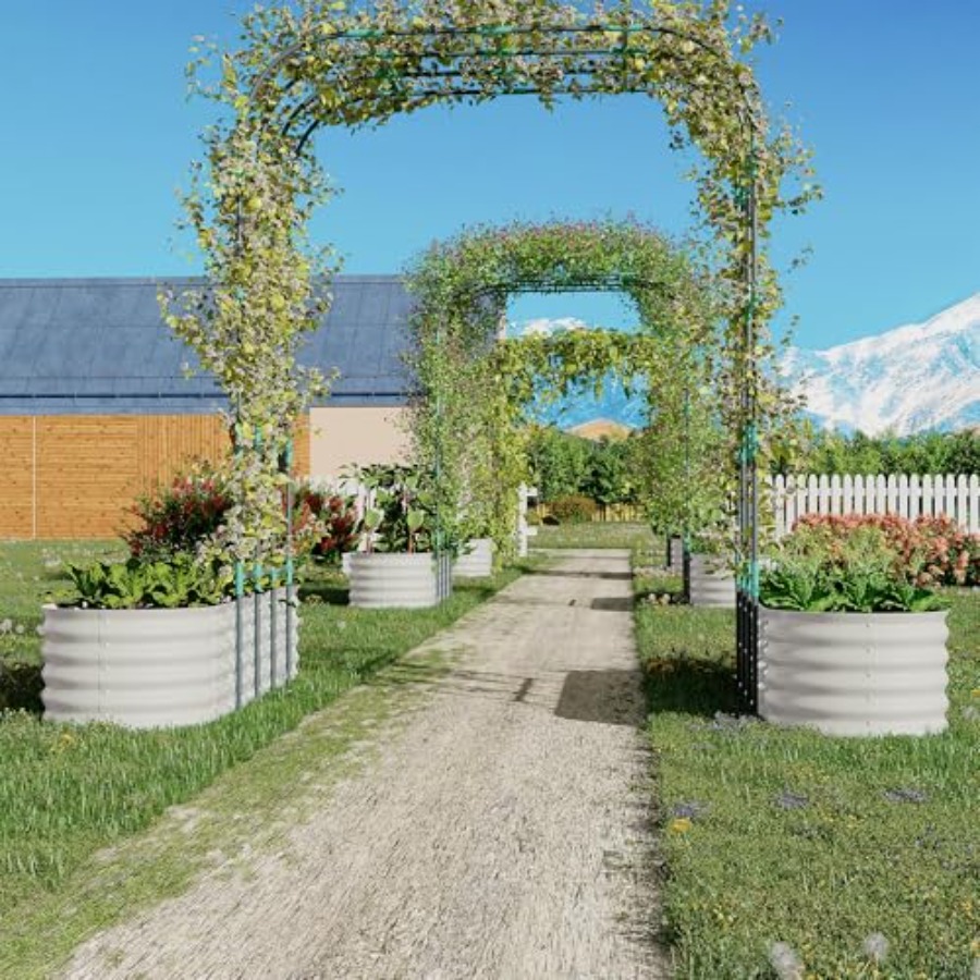 96 Tall Galvanized Raised Gard - Vertical Planter review and price