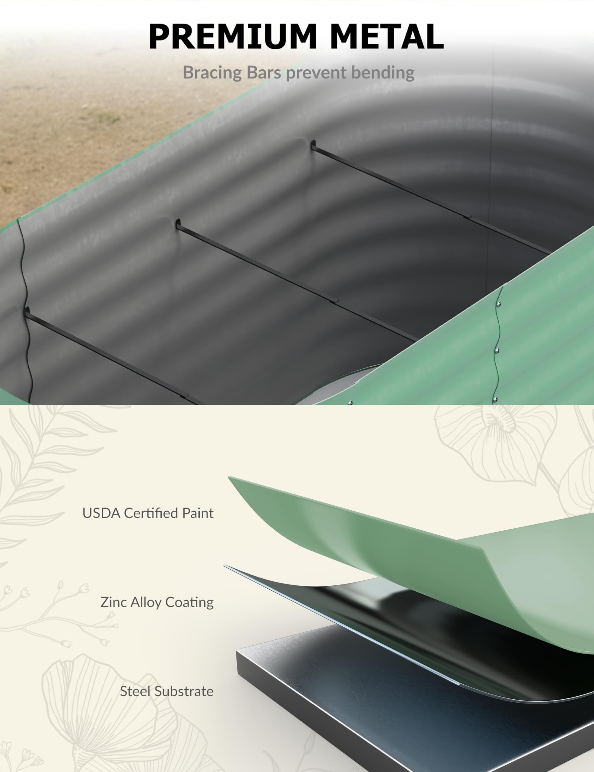 8x4x1.5 ft Galvanized Raised G - Raised Garden Bed review and price