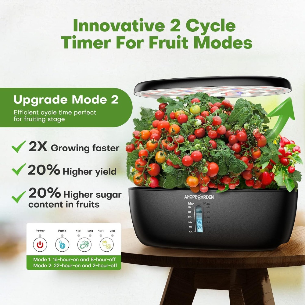 12 Pod Hydroponic Garden with  - Indoor Herb Garden review and price