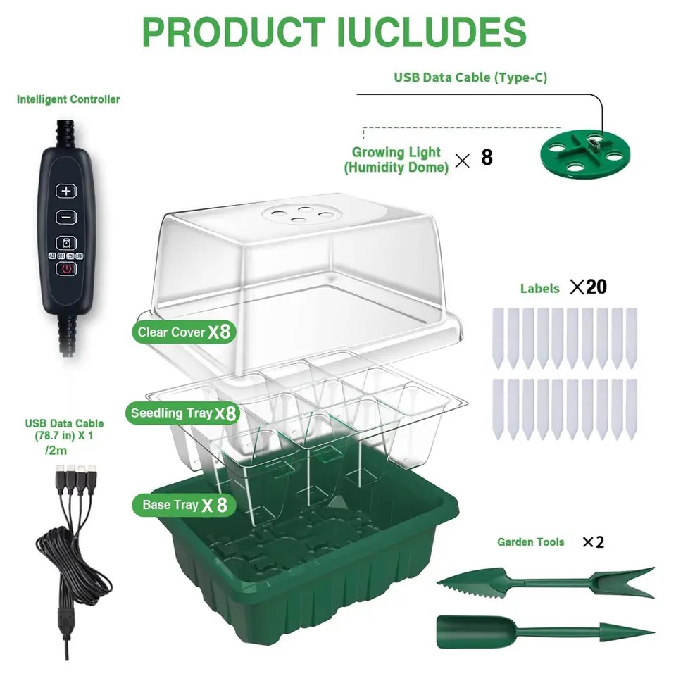 KEBINCPLED Full Spectrum USB 5 - Seed Starter Tray review and price