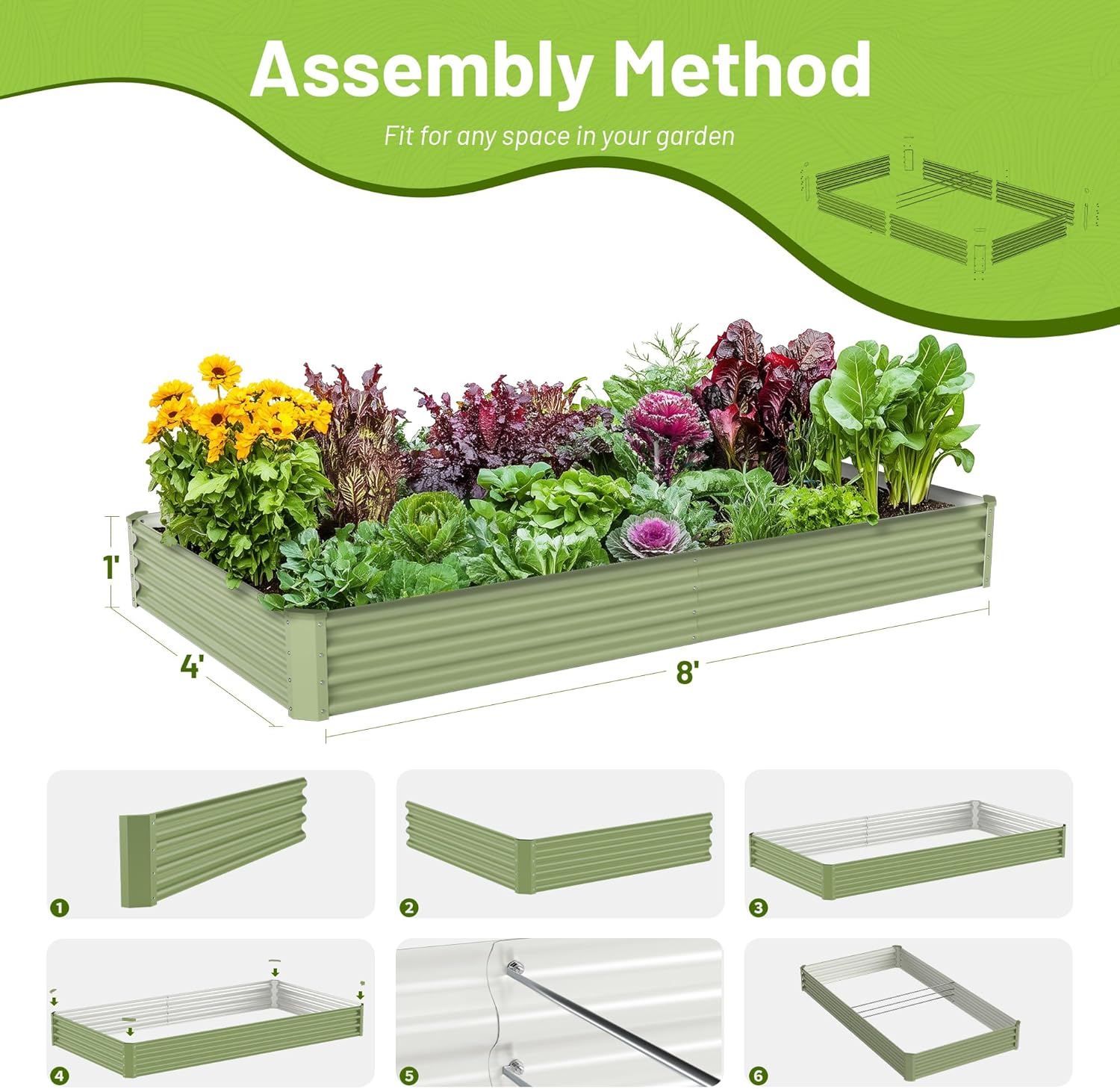 Outdoor Vegetable Gardening Me - Raised Garden Bed review and price