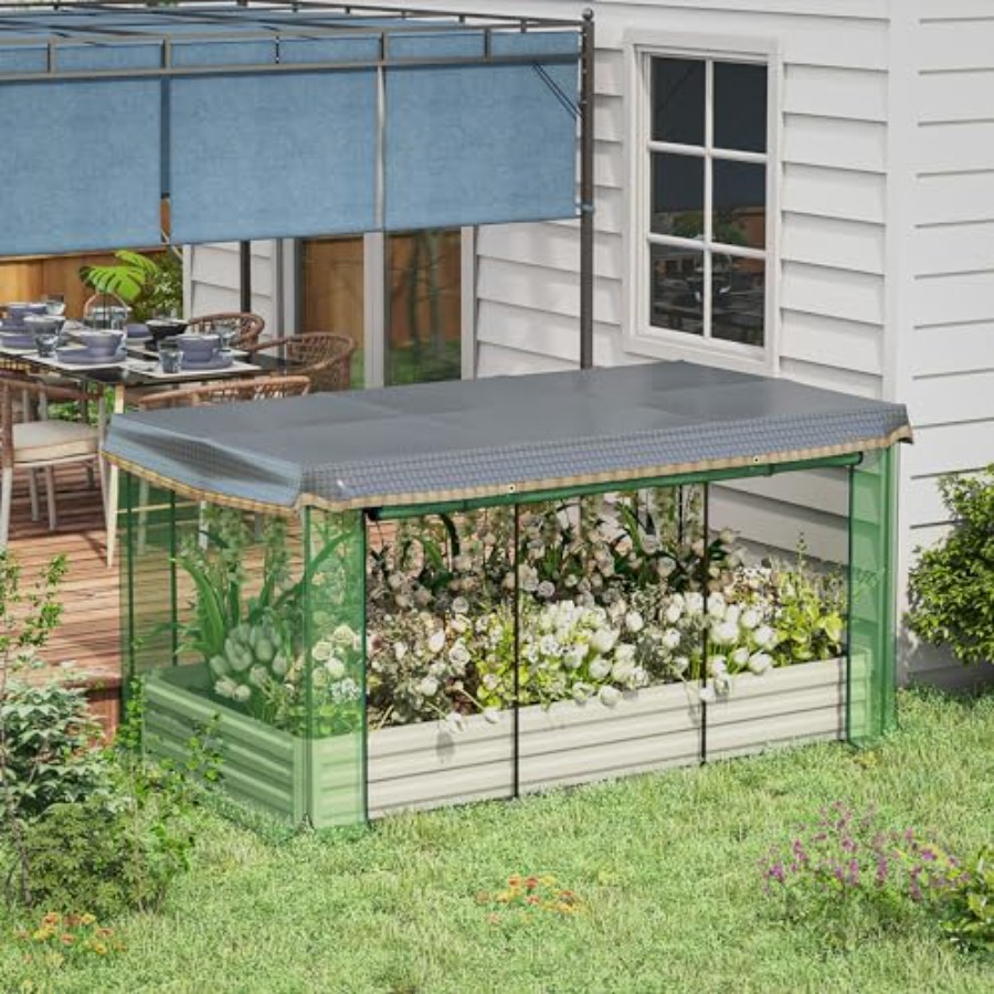7.3 x 3.4 x 1 ft Galvanized Ra - Raised Garden Bed review and price