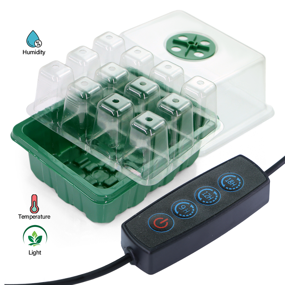 LED Nursery Pots with Grow Lig - Seed Starter Tray review and price