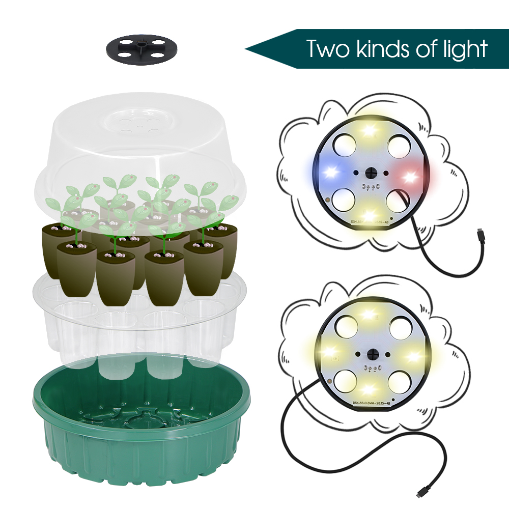 Round Seed Starter Tray with F - Seed Starter Tray review and price