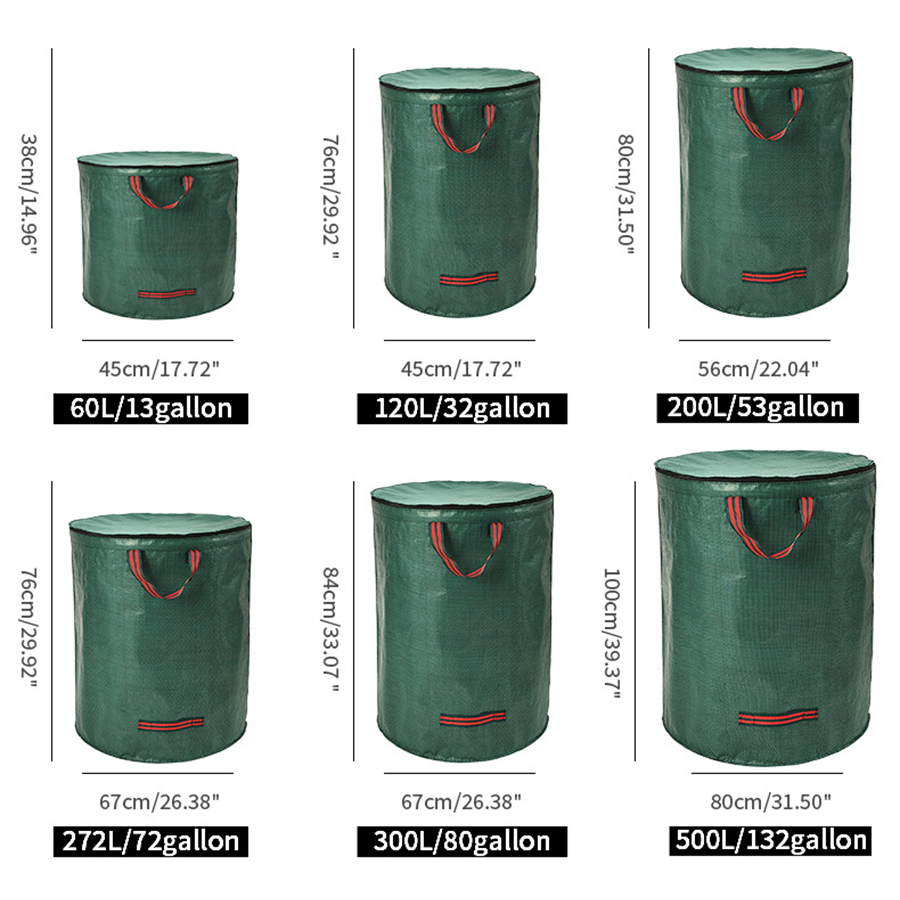 60-500L PP Garden Yard Waste B - Grow Bag review and price