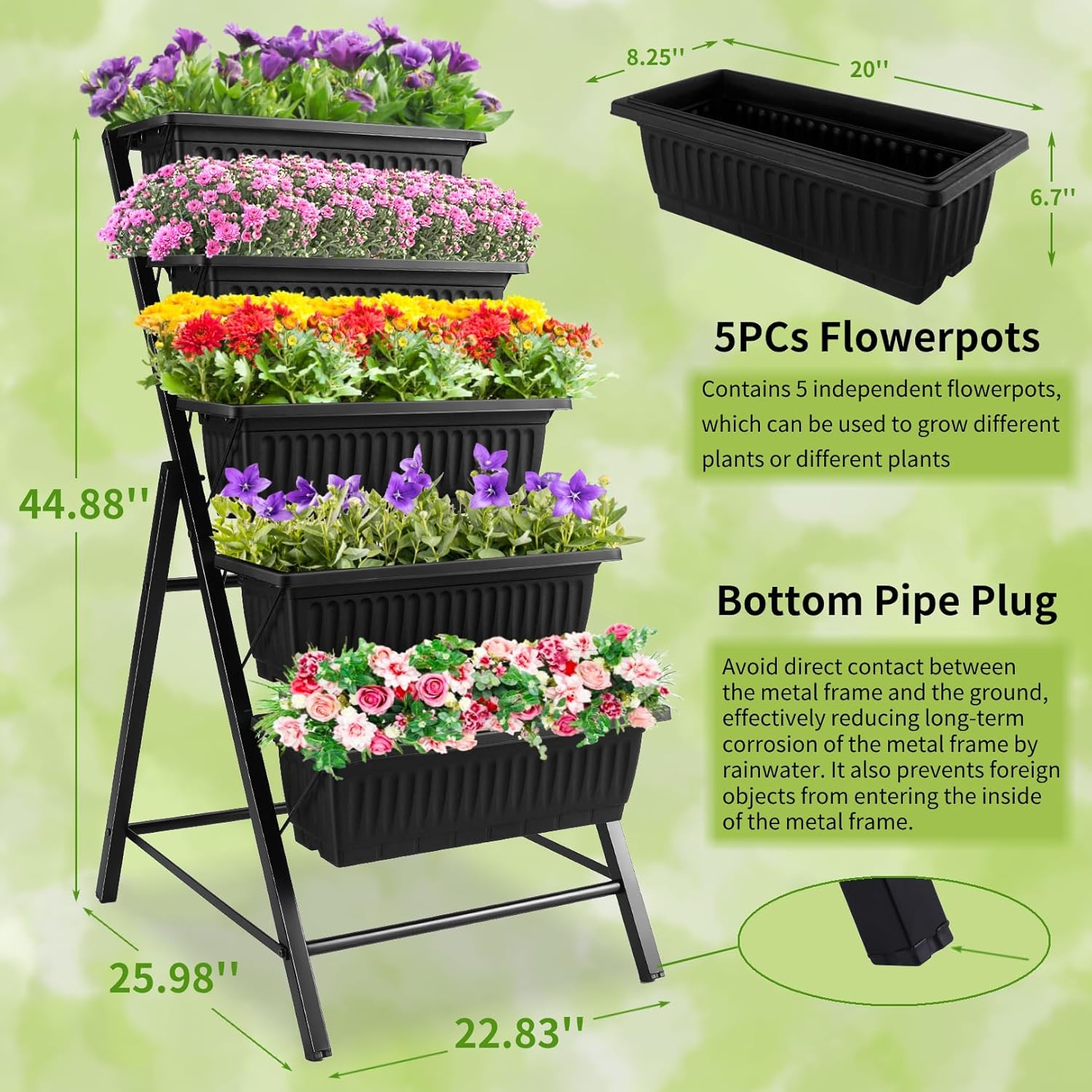 Outdoor Garden Patio Yard Vert - Vertical Planter review and price