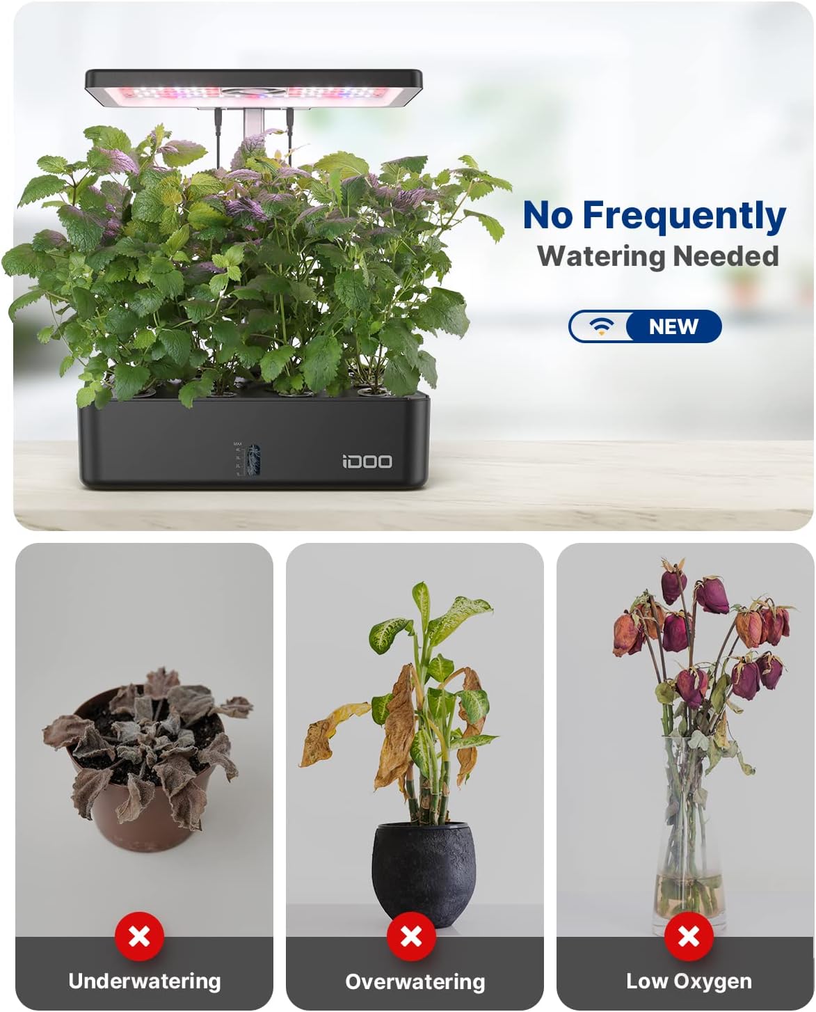 12 Pods WiFi Hydroponics Growi - Indoor Herb Garden review and price