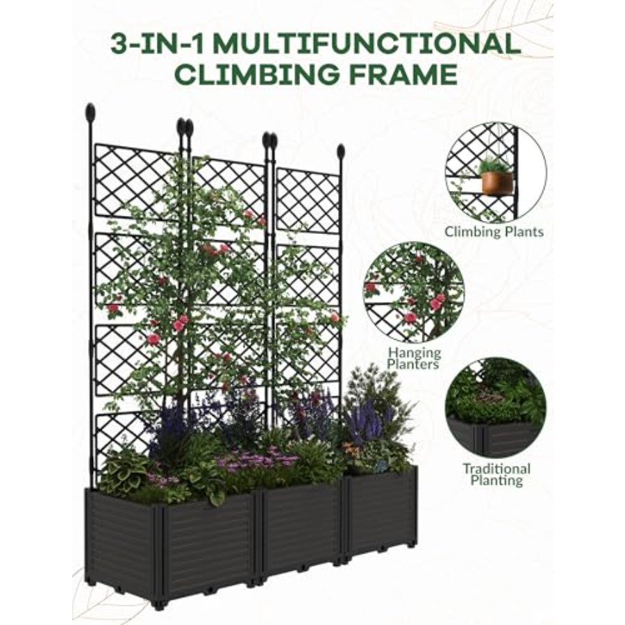 3PCS Modular Raised Garden Bed - Raised Garden Bed review and price
