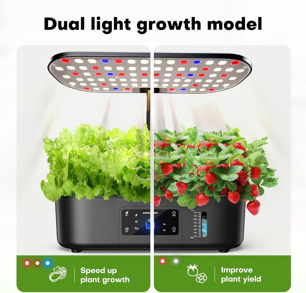 12-Pod Indoor Hydroponic Garde - Indoor Herb Garden review and price