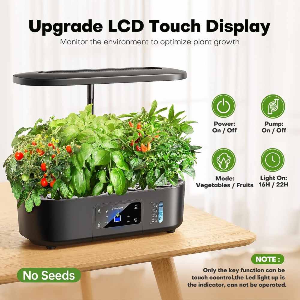 12-Pod Indoor Hydroponic Garde - Indoor Herb Garden review and price