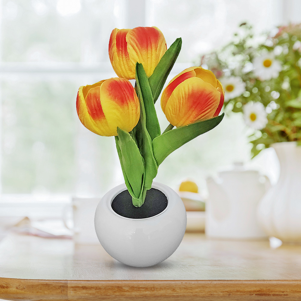9x22cm Potted Plant Table Lamp - Plant Pot review and price
