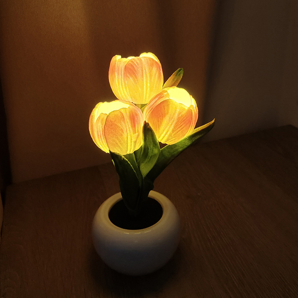 9x22cm Potted Plant Table Lamp - Plant Pot review and price