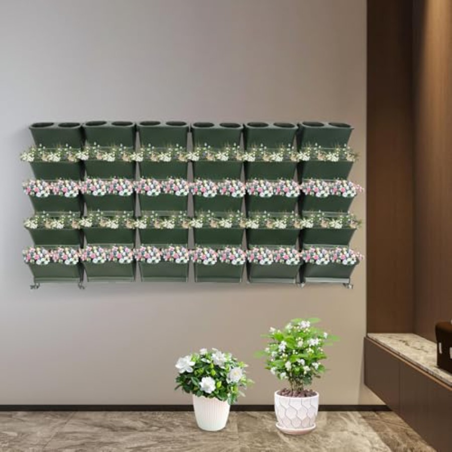 Vertical Wall Planter For Balc - Self Watering Planter review and price